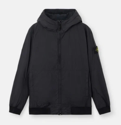 Stone Island Bomber In Black