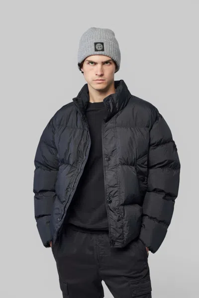 Stone Island Bomber In Black