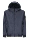 Stone Island Padded Jacket With Drip-proof And Wind-resistant In Blue
