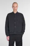 Stone Island Bomber Jacket In Black
