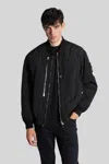 Stone Island Compass-badge Bomber Jacket In Black