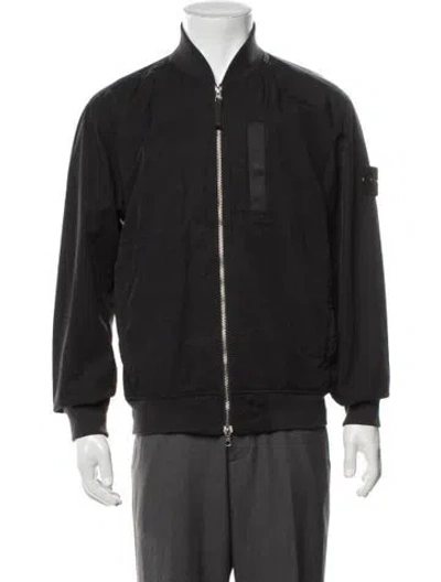 Pre-owned Stone Island Bomber Jacket In Black