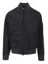 Stone Island Bomber Jacket Jackets Blue In Blue