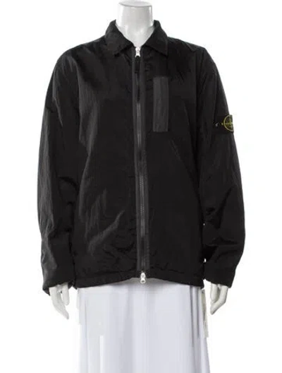 Pre-owned Stone Island Bomber Jacket In Gray