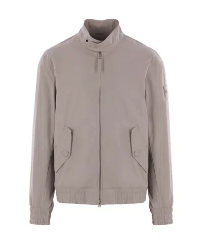 Stone Island Zip-up Jacket In Grey