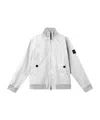 Stone Island Bomber Jacket In Pearl Grey