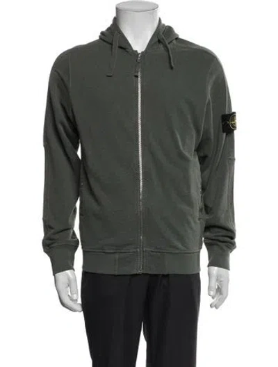 Pre-owned Stone Island Bomber Jacket W/ Tags In Green