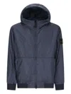Stone Island Padded Jacket With Drip-proof And Wind-resistant In Blue