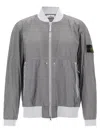 Stone Island Nylon Metal Bomber Jacket In Gray