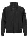 Stone Island Bomber Nylon Metal Watro Puffer Jackets Black In Black