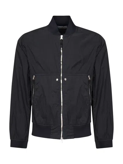 Stone Island Bomber Nylon Metal Watro-tc In Econyl In Blue