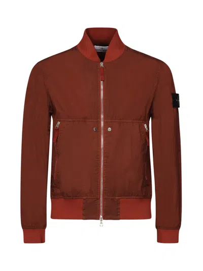 STONE ISLAND BOMBER NYLON METAL WATRO-TC IN ECONYL