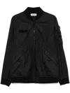 Stone Island 3l Tc Membrane Bomber Jacket In Black