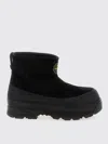 Stone Island Ankle Boot With Vibram Sole For Shock Absorption In Black