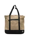 Stone Island Logo-patch Tote Bag In Nude