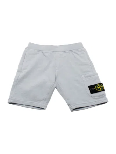 Stone Island Kids' Bottoms In Light Blue