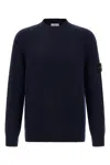 Stone Island Crew-neck Sweater Sweaters And Cardigans Blue In Blue
