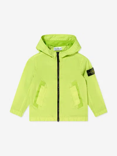 Stone Island Kids'  Boys Lightweight Ripstop Jacket In Green