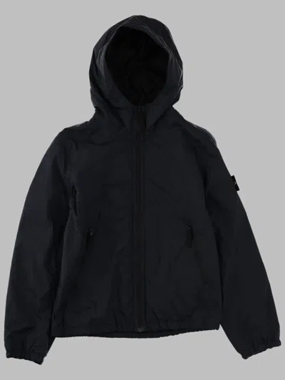 Stone Island Boys' Lightweight Sports Jacket In Blue