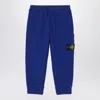 Stone Island Bright Blue Jogging Trousers In Blue