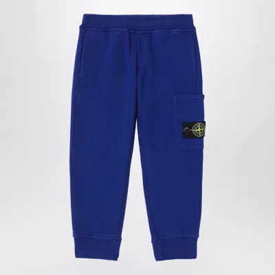 STONE ISLAND BRIGHT BLUE JOGGING TROUSERS