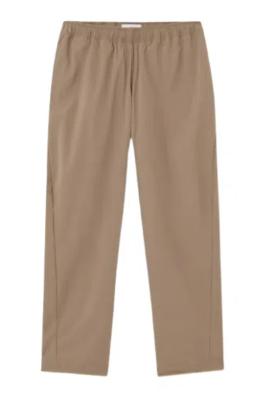Stone Island Brown Elasticated Waist Flap Trousers