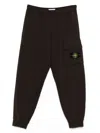 Stone Island Track Pants In Brown