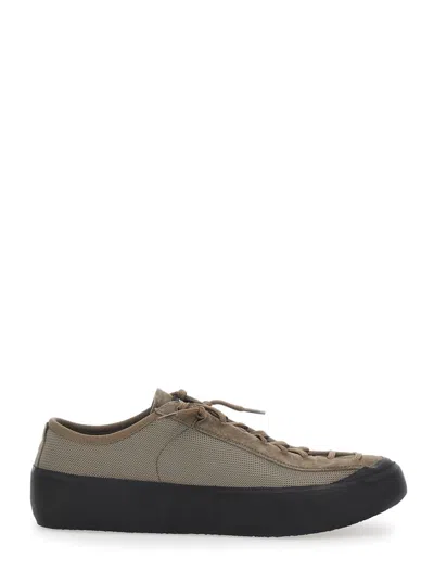 Stone Island Brown Low Top Sneakers In Multi