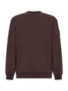 Stone Island Brown Stretch Cotton Ghost Sweatshirt In Brown