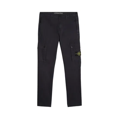 Pre-owned Stone Island Brushed Canvas Cargo Pant 'navy Blue' | Men's Size 32
