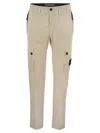 Stone Island Slim-fit Cargo Pants In Beige