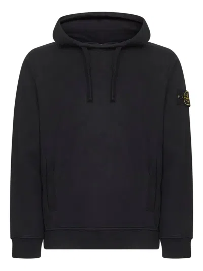 STONE ISLAND STONE ISLAND BRUSHED ORGANIC COTTON FLEECE HOODIE CLOTHING