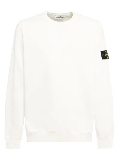 Stone Island Brushed Organic Cotton Fleece Sweatshirt