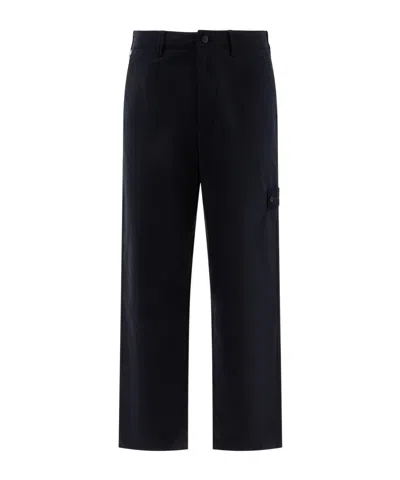 STONE ISLAND BUTTON CASUAL PANTS