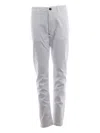Stone Island Button-fastening Trousers In Gray