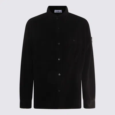 STONE ISLAND STONE ISLAND BLACK SHIRT