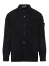 Stone Island Comfortable Overshirt With Chest Pockets In Black