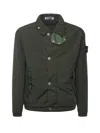Stone Island Coach Jacket With Anti-drop And Snap Pockets In Green
