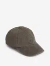 Stone Island Cap With Embroidered Logo In Green