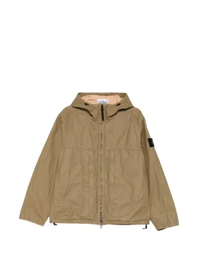 Stone Island Capospalla Clothing In Neutral