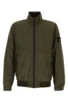 Stone Island Crinkle Reps Ny Jacket With Elastic Cuffs