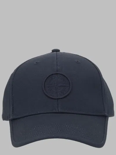 Stone Island Cappello In Blue