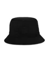 Stone Island Black Nylon Metal Bucket Hat In Black