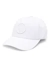 Stone Island Curved Brim Structured Hat In White