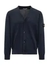 Stone Island Cárdigan - Negro In Blue