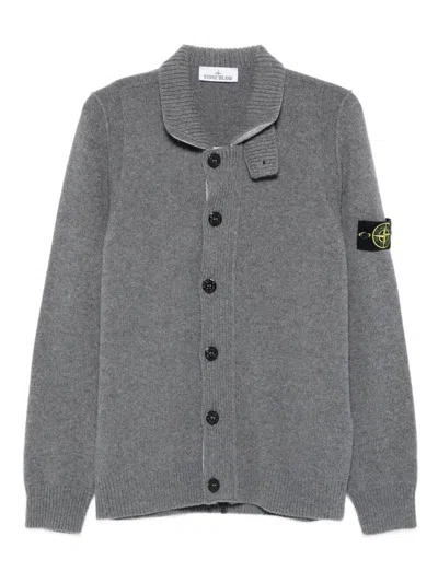 STONE ISLAND `LAMBSWOOL` CARDIGAN
