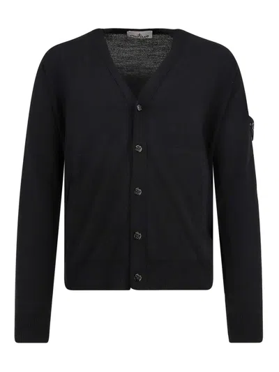 STONE ISLAND CARDIGAN IN LANA VERGINE
