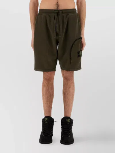 STONE ISLAND CARGO BERMUDA SHORTS DRAWSTRING WAIST