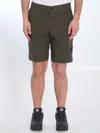 Stone Island Cargo Bermuda Shorts In Green