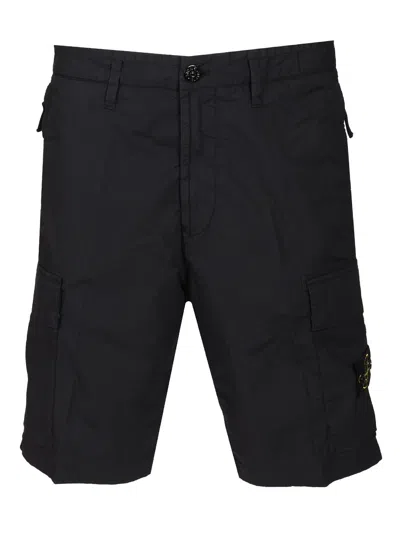 Stone Island Cargo Bermuda Shorts Trousers Blue